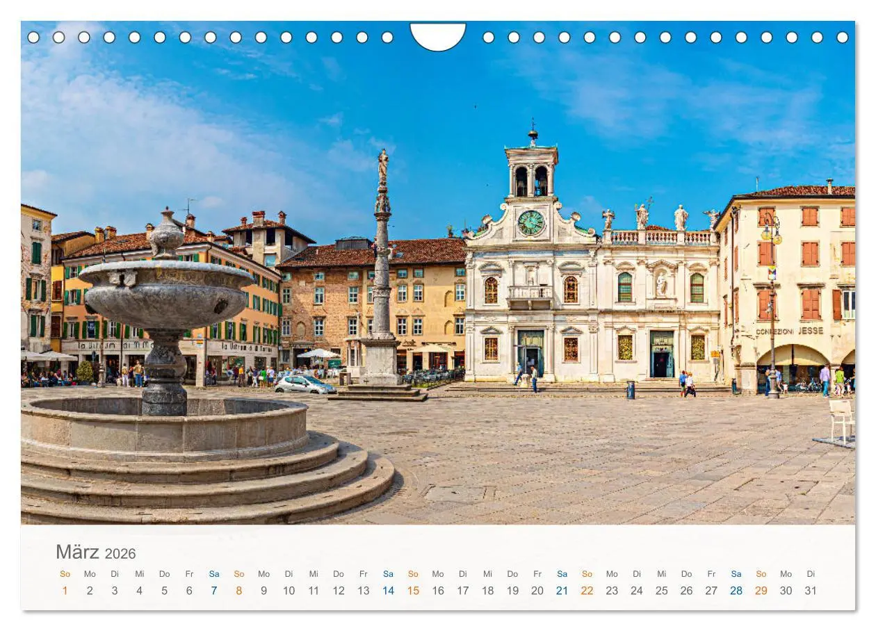 Bild: 9783457371886 | Udine - die Stadt der Engel (Wandkalender 2026 DIN A4 quer),...