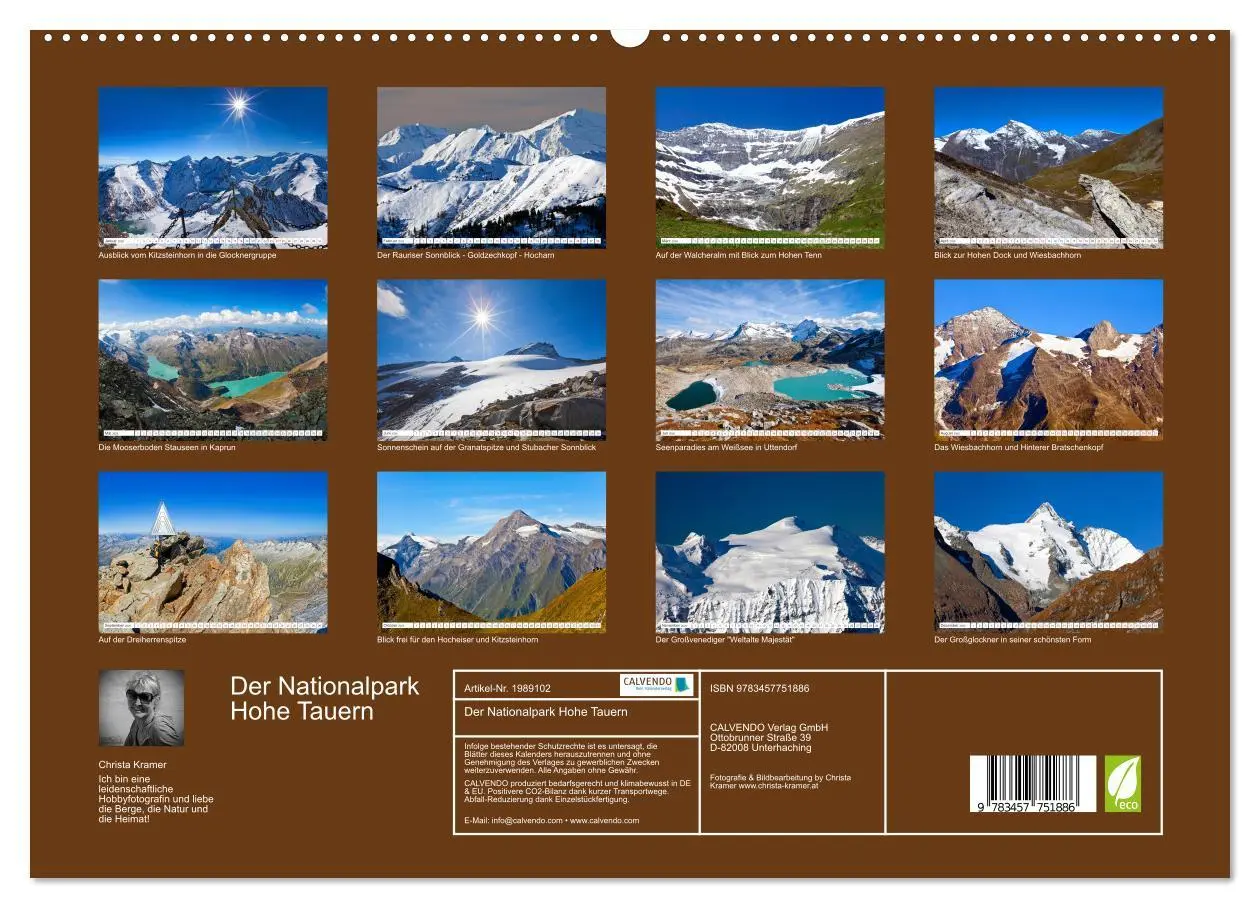 Bild: 9783457751886 | Der Nationalpark Hohe Tauern (hochwertiger Premium Wandkalender...