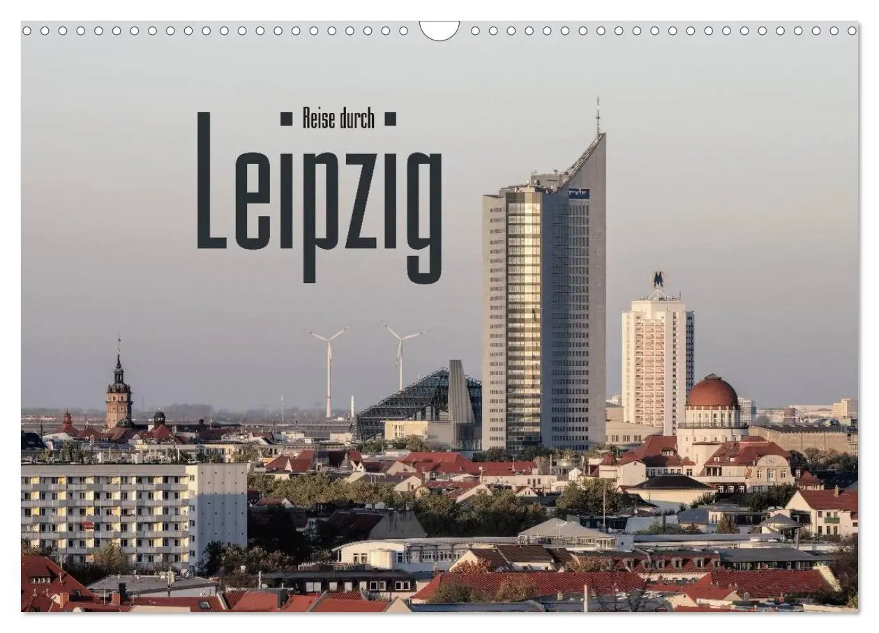 Cover: 9783516081886 | Reise durch Leipzig (Wandkalender 2026 DIN A3 quer), CALVENDO...