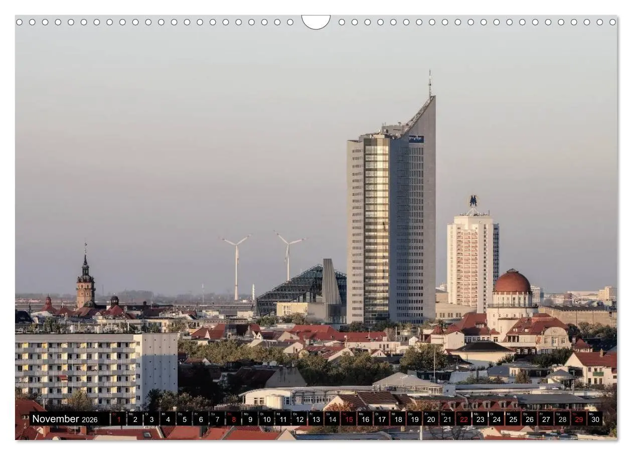 Bild: 9783516081886 | Reise durch Leipzig (Wandkalender 2026 DIN A3 quer), CALVENDO...