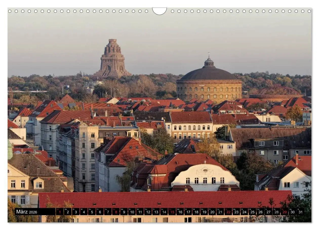 Bild: 9783516081886 | Reise durch Leipzig (Wandkalender 2026 DIN A3 quer), CALVENDO...
