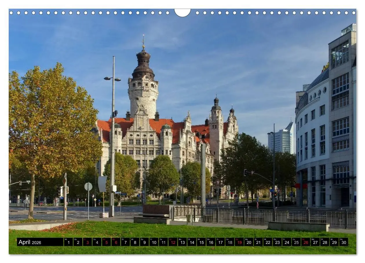 Bild: 9783516081886 | Reise durch Leipzig (Wandkalender 2026 DIN A3 quer), CALVENDO...