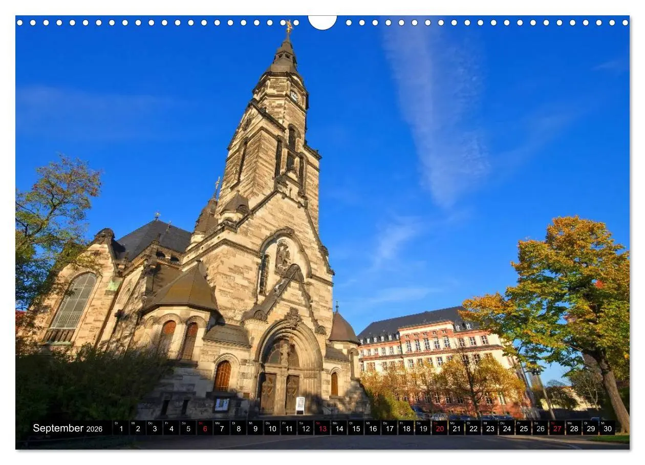 Bild: 9783516081886 | Reise durch Leipzig (Wandkalender 2026 DIN A3 quer), CALVENDO...
