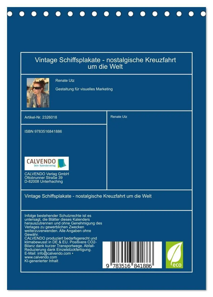 Bild: 9783516841886 | Vintage Schiffsplakate - nostalgische Kreuzfahrt um die Welt...