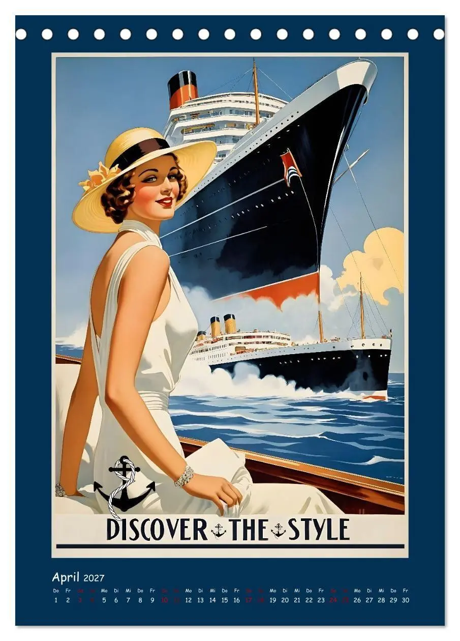 Bild: 9783516841886 | Vintage Schiffsplakate - nostalgische Kreuzfahrt um die Welt...