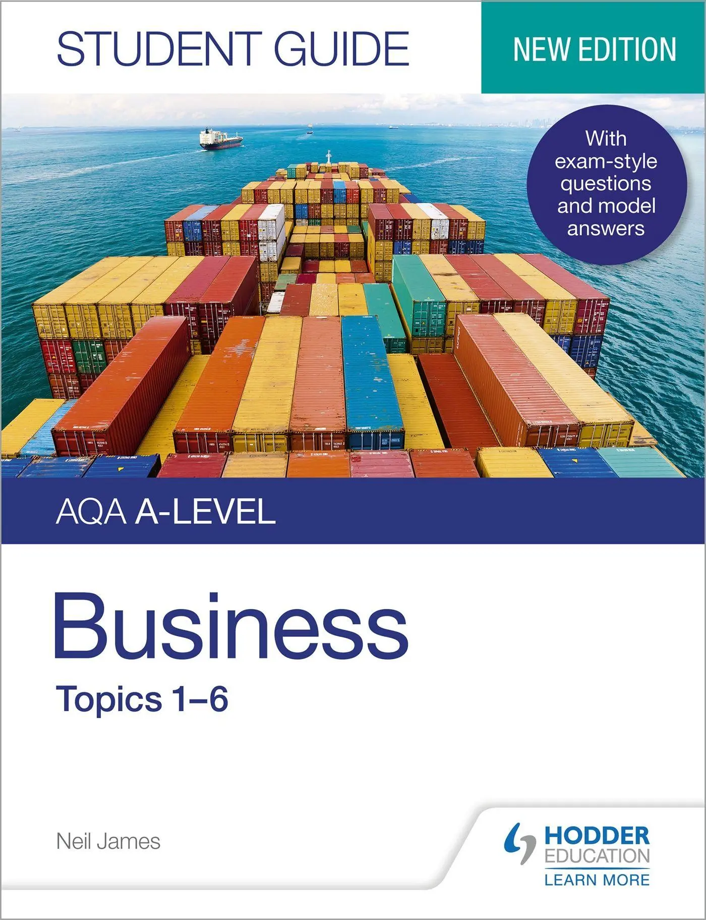 Cover: 9781510471986 | AQA A-level Business Student Guide 1: Topics 1-6 | Neil James | Buch