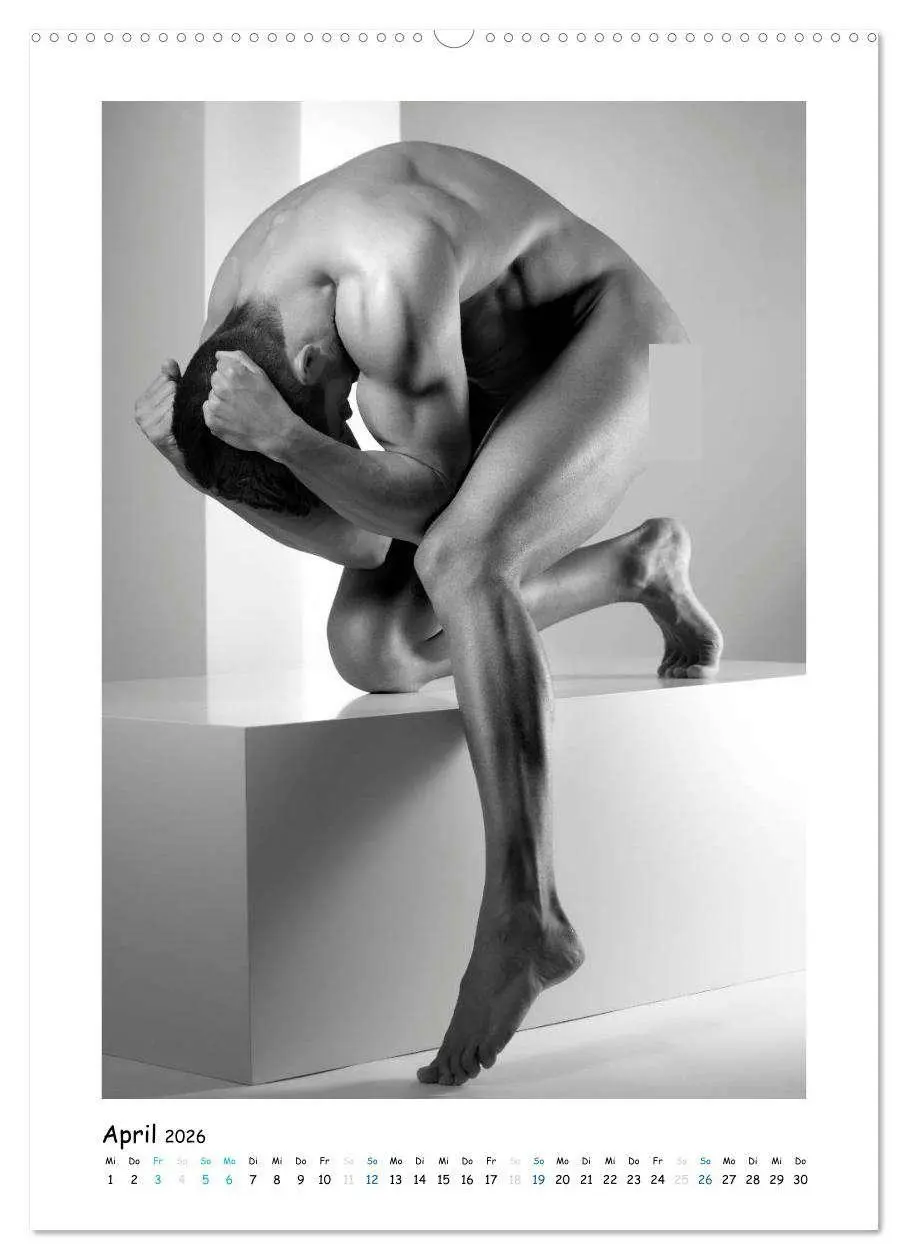 Bild: 9783516381986 | Männer... Skulptur (Wandkalender 2026 DIN A2 hoch), CALVENDO...