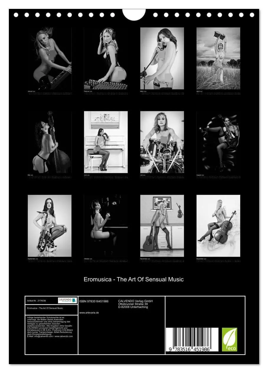 Bild: 9783516451986 | Eromusica - The Art Of Sensual Music (Wandkalender 2026 DIN A4...