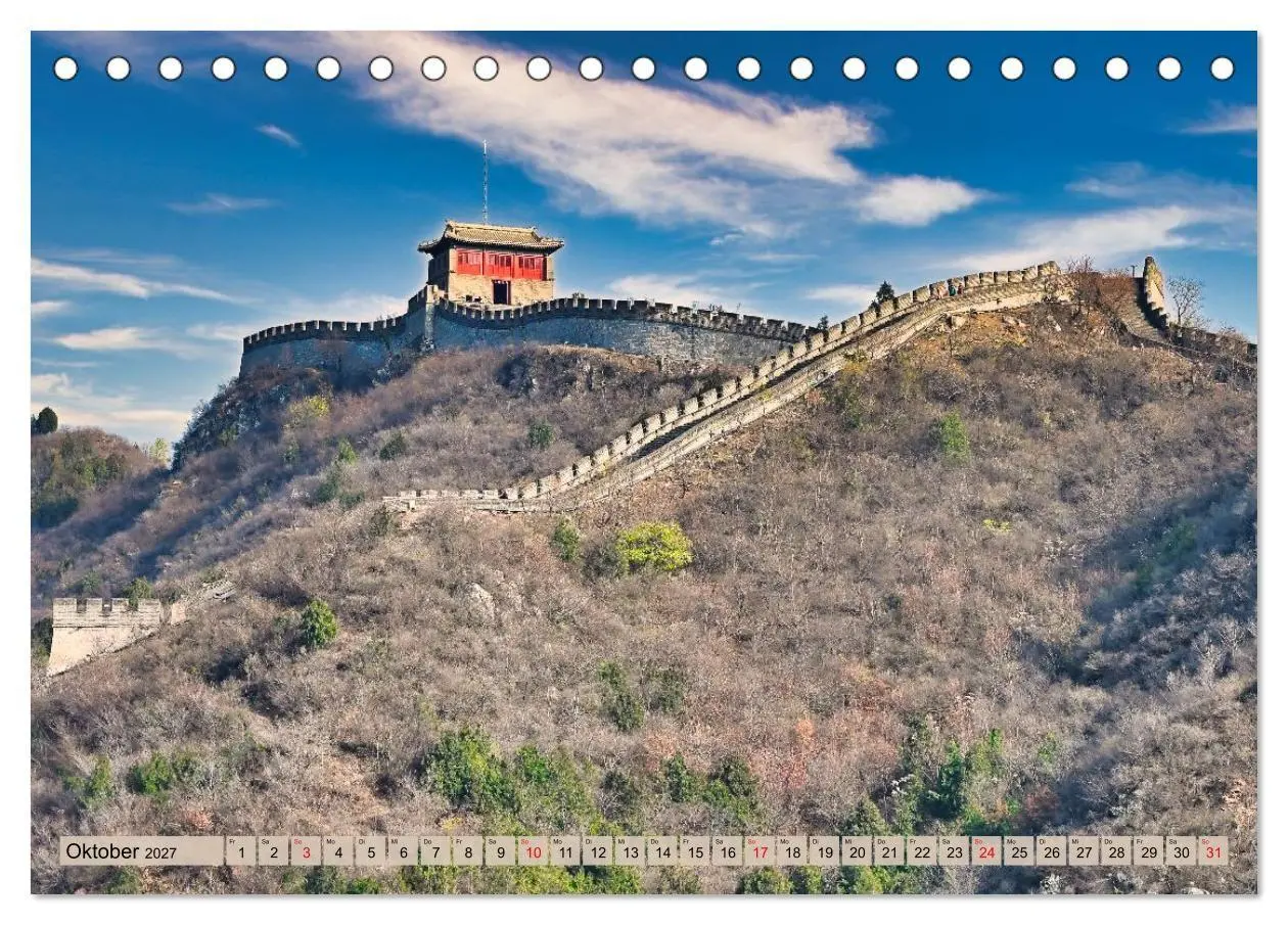 Bild: 9783516761986 | Erlebnis China (Tischkalender 2027 DIN A5 quer), CALVENDO...