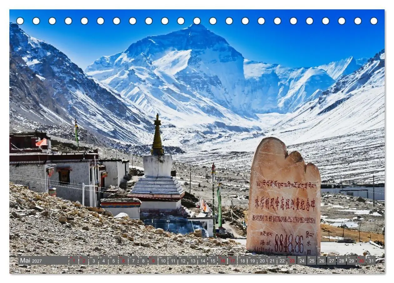 Bild: 9783516761986 | Erlebnis China (Tischkalender 2027 DIN A5 quer), CALVENDO...