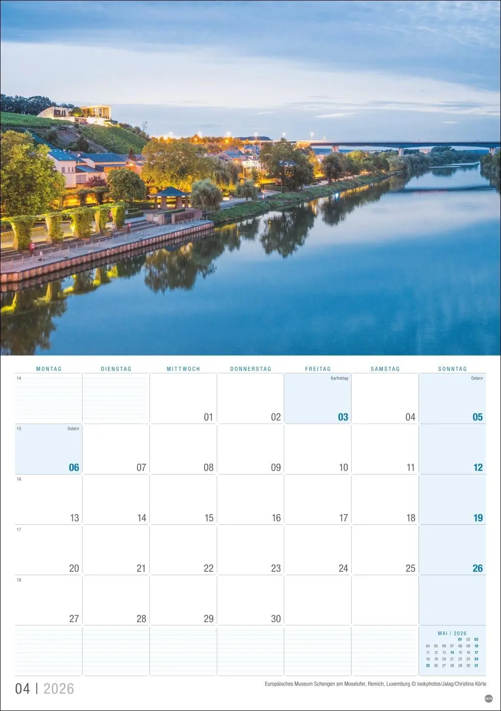 Bild: 9783756411986 | Luxemburg Planer 2026 | Kalender | 13 S. | Deutsch | 2026 | Heye