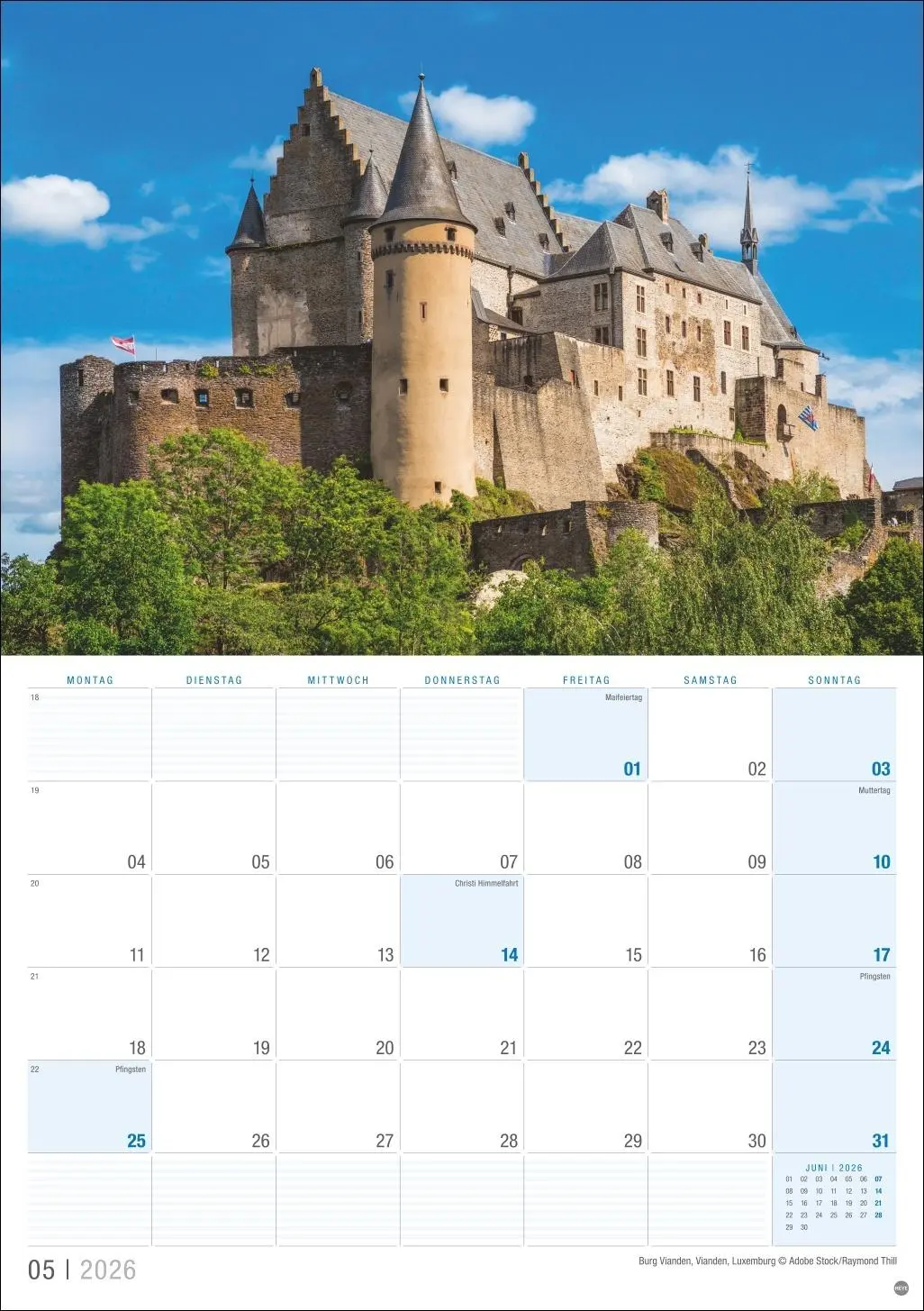 Bild: 9783756411986 | Luxemburg Planer 2026 | Kalender | 13 S. | Deutsch | 2026 | Heye
