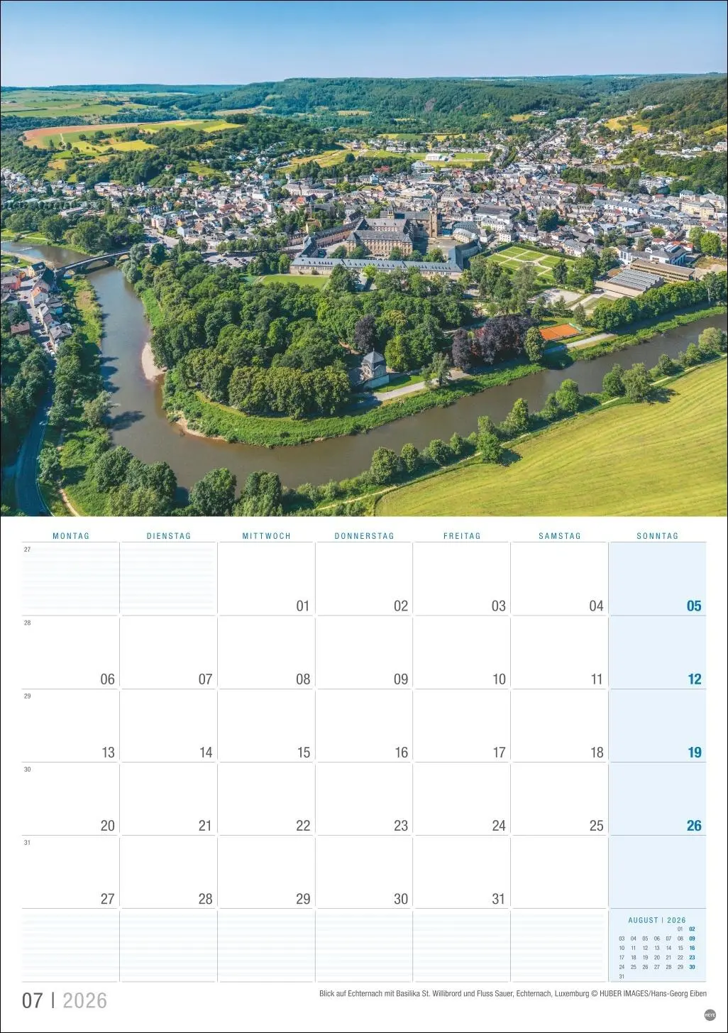 Bild: 9783756411986 | Luxemburg Planer 2026 | Kalender | 13 S. | Deutsch | 2026 | Heye