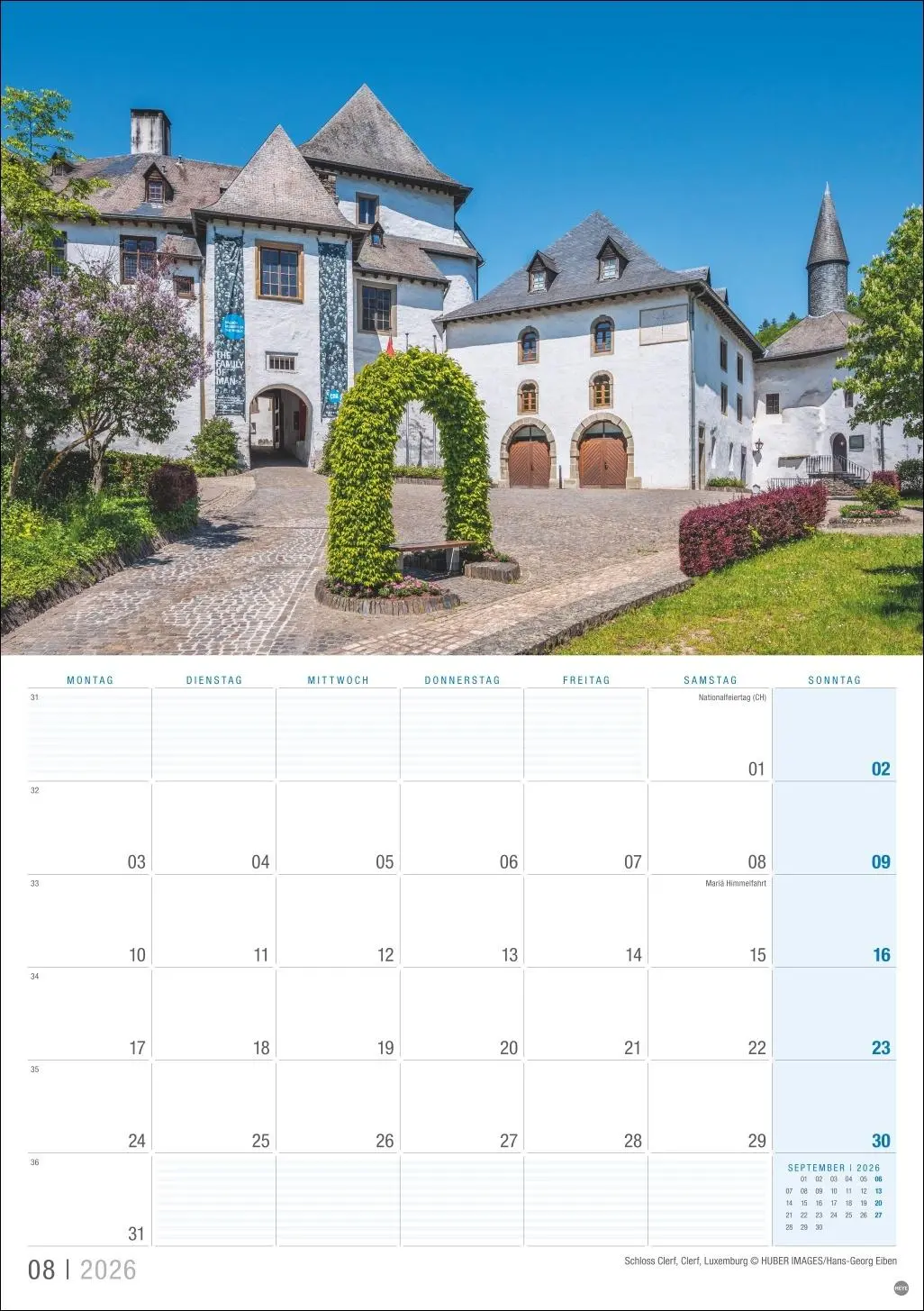 Bild: 9783756411986 | Luxemburg Planer 2026 | Kalender | 13 S. | Deutsch | 2026 | Heye