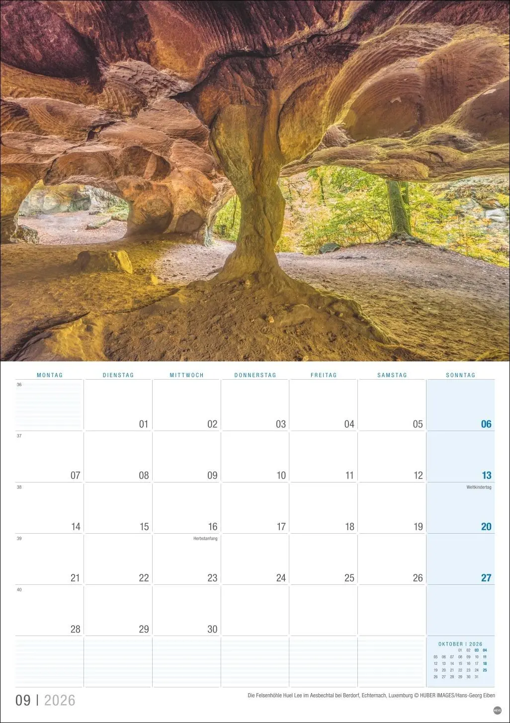 Bild: 9783756411986 | Luxemburg Planer 2026 | Kalender | 13 S. | Deutsch | 2026 | Heye