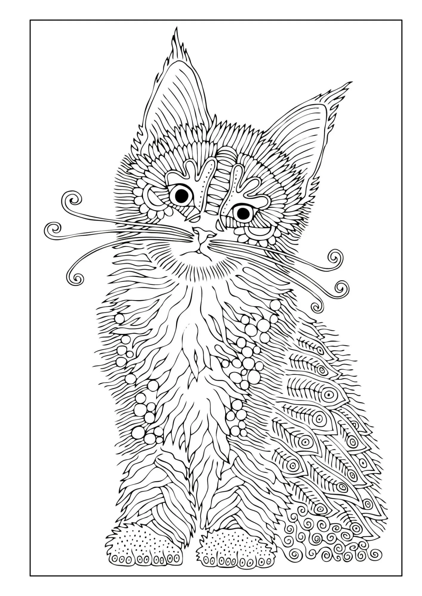 Bild: 9783986571986 | Mandala Malbuch Katzen für Kinder ab 8 Jahren, Teenager und...