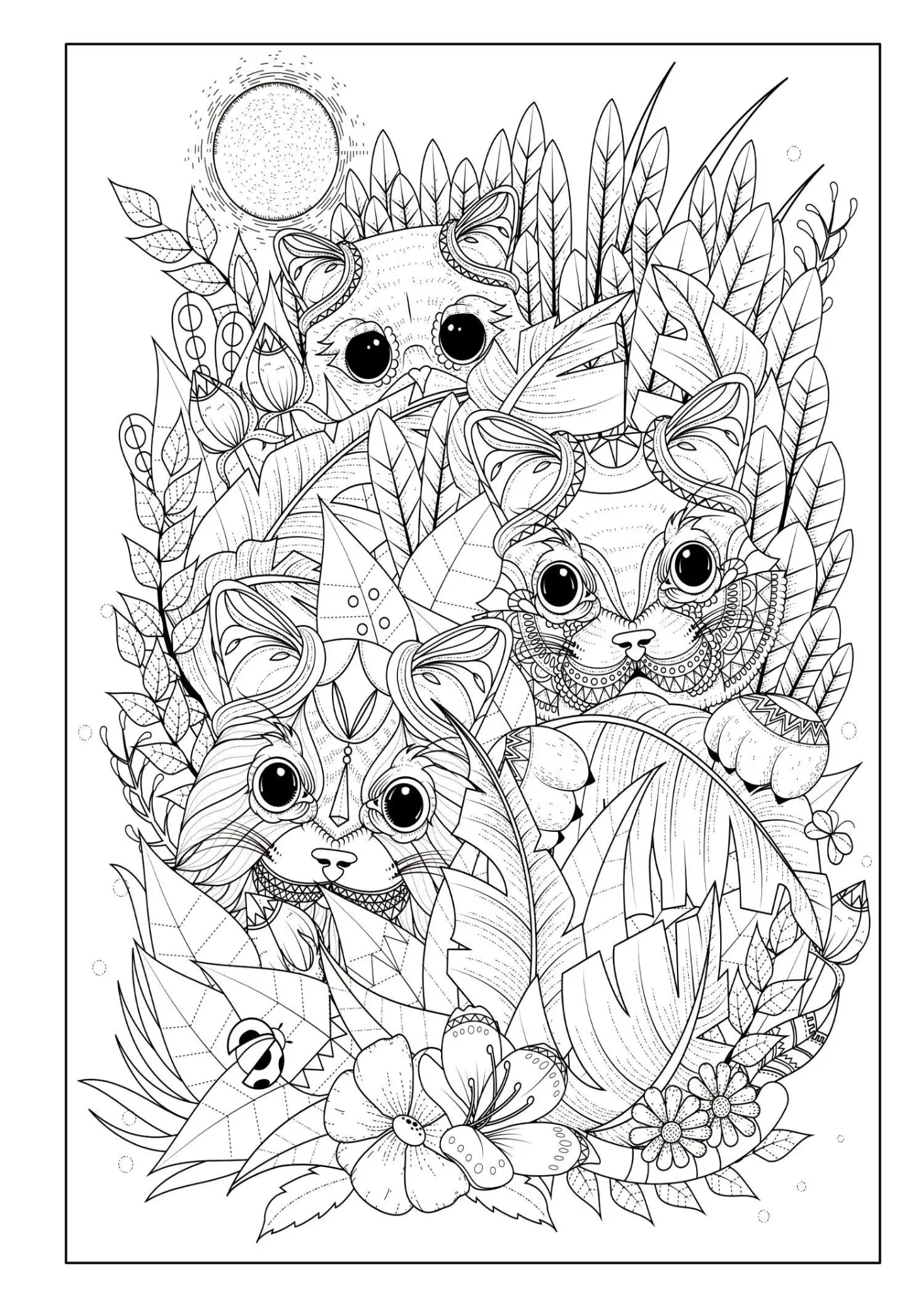 Bild: 9783986571986 | Mandala Malbuch Katzen für Kinder ab 8 Jahren, Teenager und...
