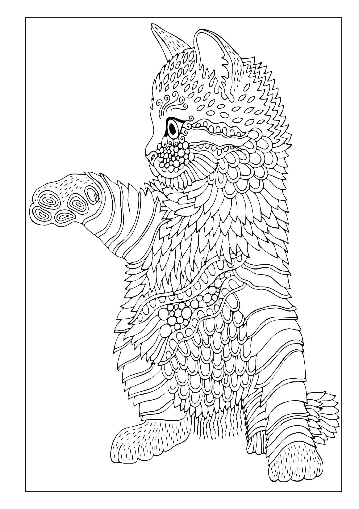 Bild: 9783986571986 | Mandala Malbuch Katzen für Kinder ab 8 Jahren, Teenager und...