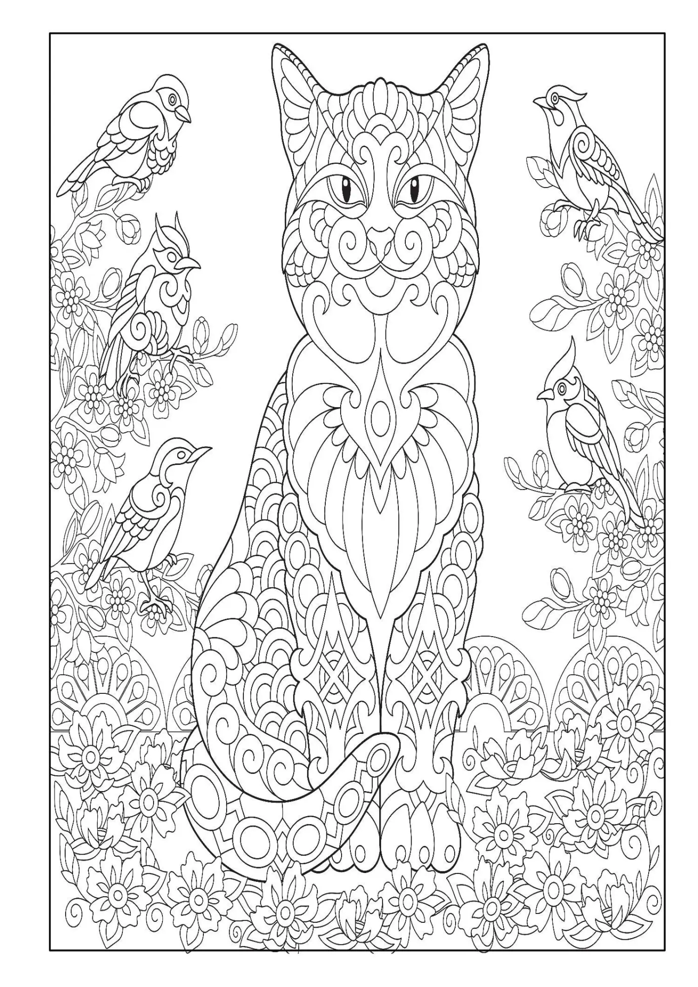 Bild: 9783986571986 | Mandala Malbuch Katzen für Kinder ab 8 Jahren, Teenager und...