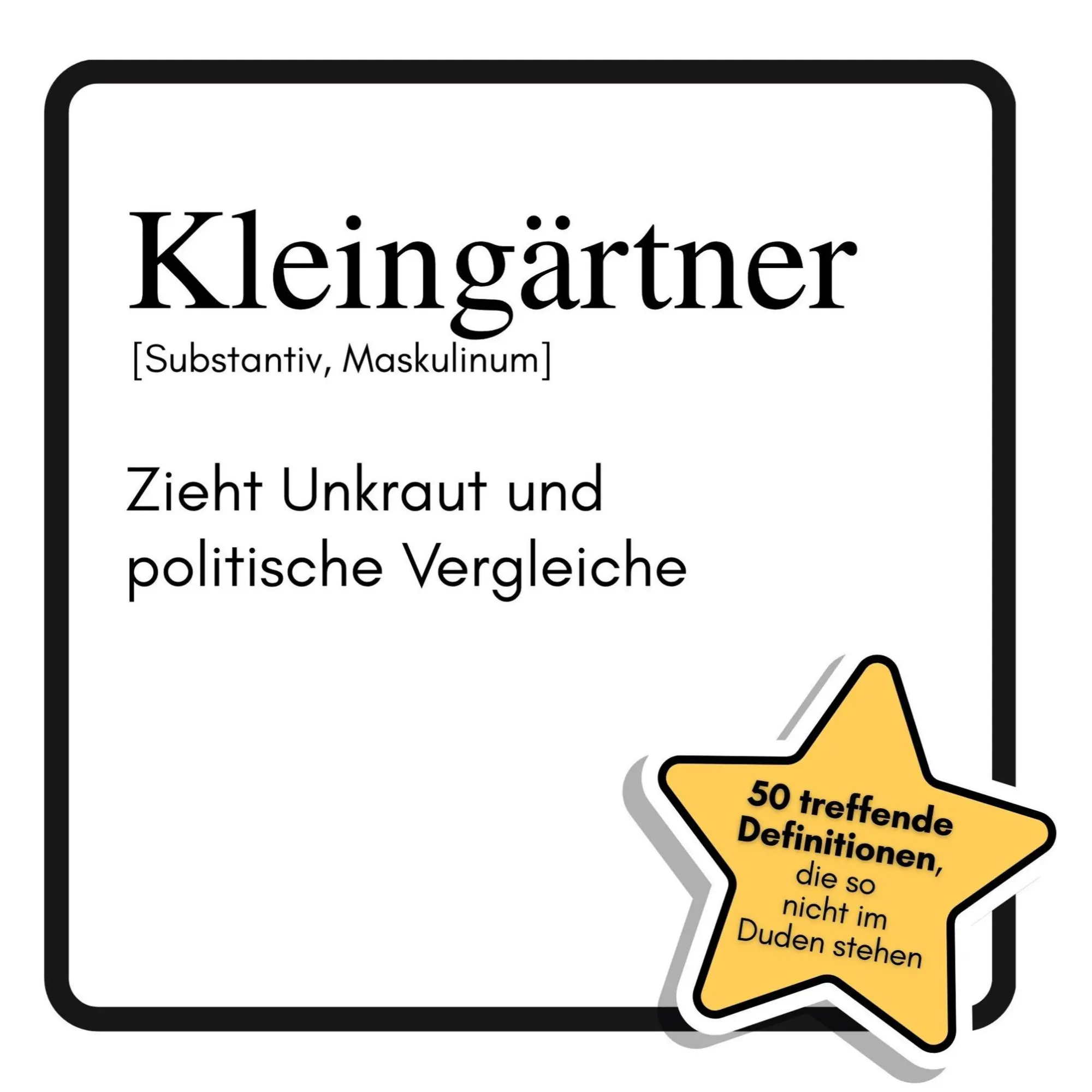 Cover: 9783695302086 | Kleingärtner | Zieht Unkraut und politische Vergleiche | Lily Lange
