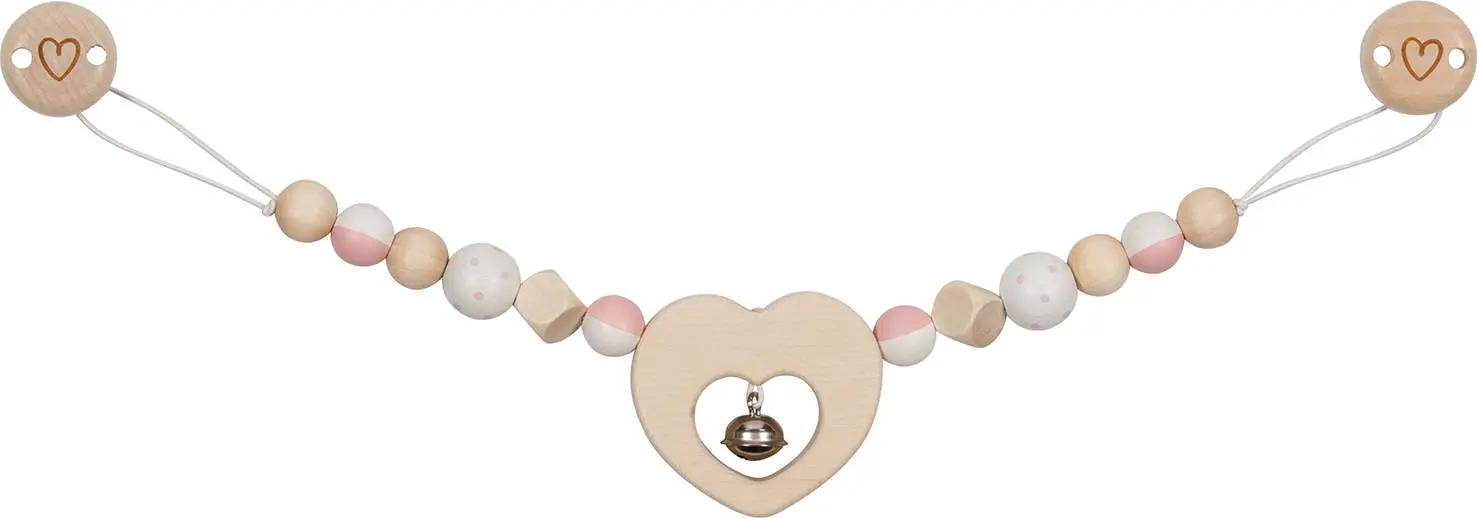 Cover: 4013594652186 | Kinderwagenkette Herz mit Clips | Faltschachtel mit Fe | 65218 | 2025