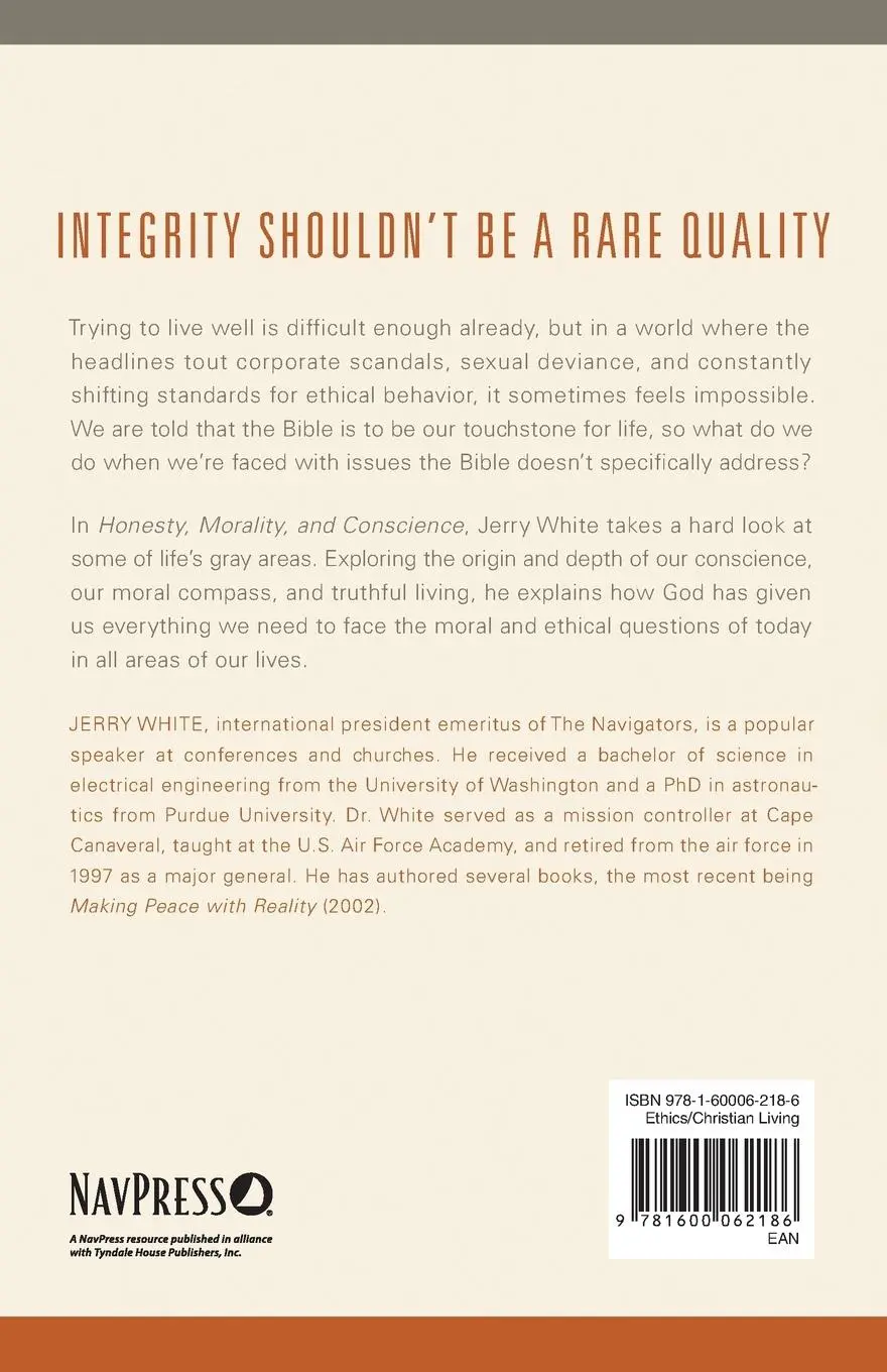 Rückseite: 9781600062186 | Honesty, Morality, and Conscience | Jerry White | Taschenbuch | 1979