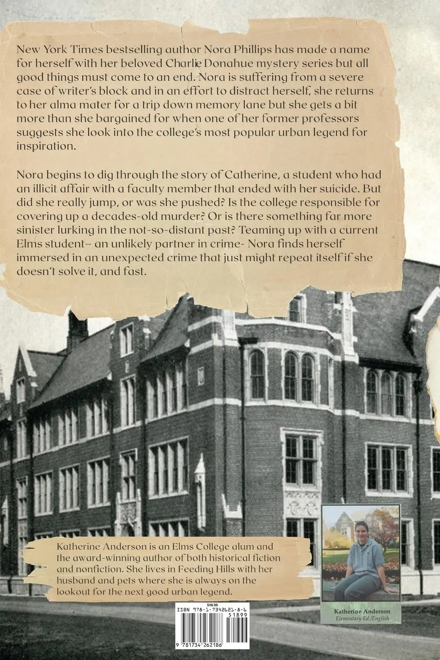 Rückseite: 9781734262186 | Murder at the Alma Mater | Katherine Anderson | Taschenbuch | Englisch