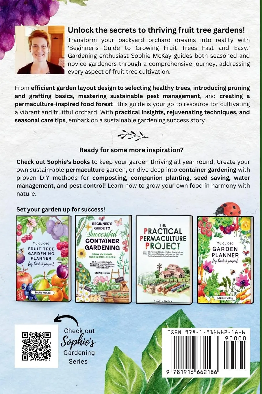 Rückseite: 9781916662186 | Beginner's Guide to Growing Fruit Trees Fast and Easy | Sophie Mckay