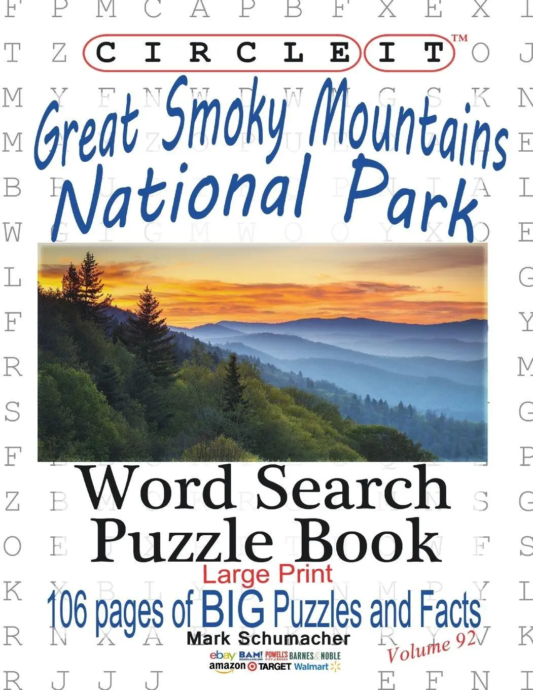 Cover: 9781945512186 | Circle It, Great Smoky Mountains National Park Facts, Word Search,...