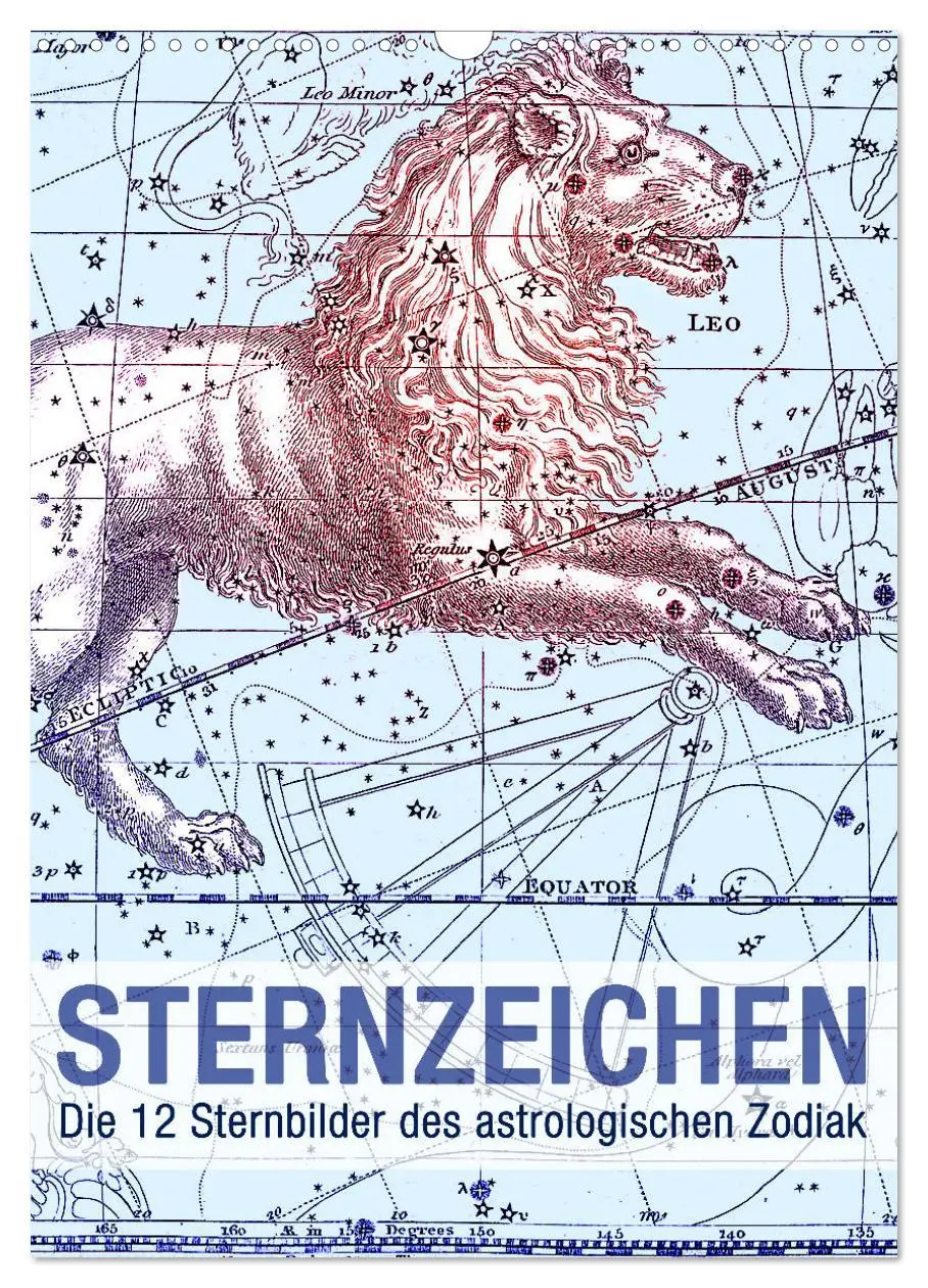 Cover: 9783435912186 | Sternzeichenkalender (Wandkalender 2025 DIN A3 hoch), CALVENDO...