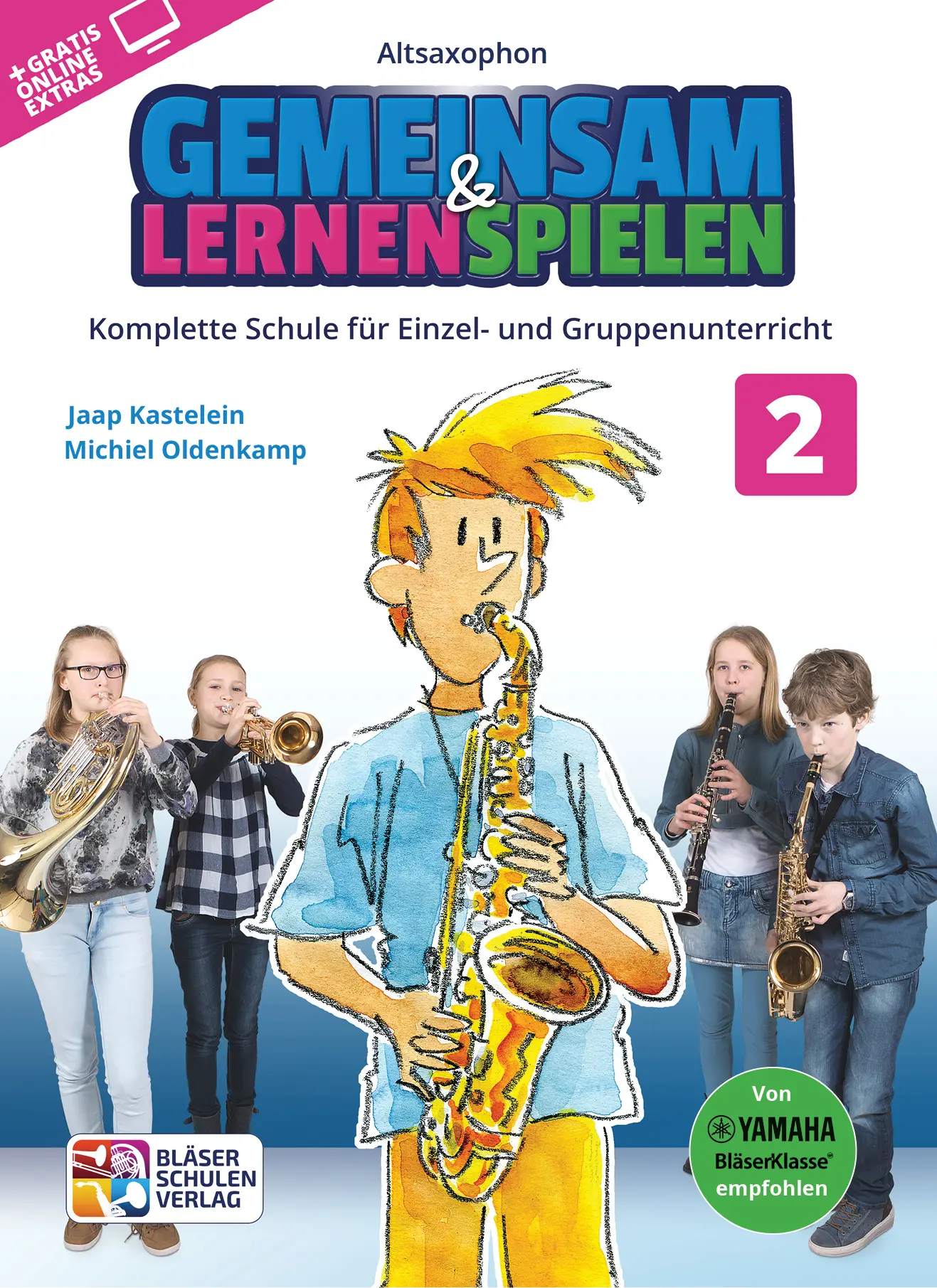 Cover: 9790700382186 | Gemeinsam Lernen und Spielen Band 2 | Altsaxophon | Michiel Oldenkamp