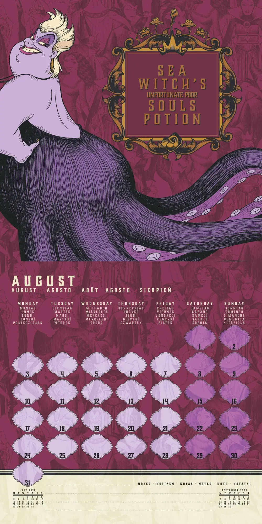 Bild: 9781804232286 | DISNEY VILLAINS - Broschürenkalender im Format 30 x 30 | Kalender