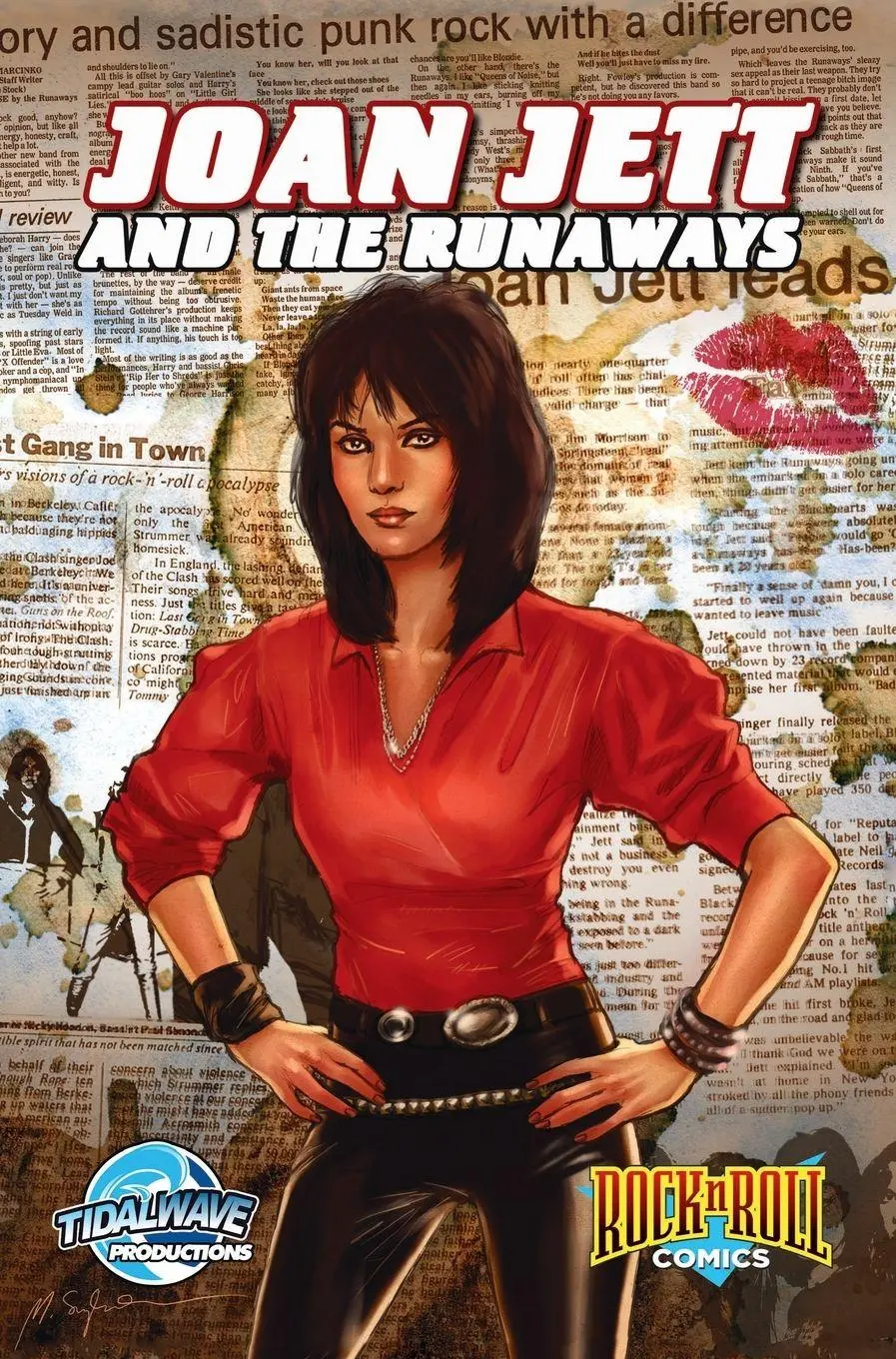 Cover: 9781955712286 | Rock and Roll Comics | Joan Jett and the Runaways | Spike Steffenhagen
