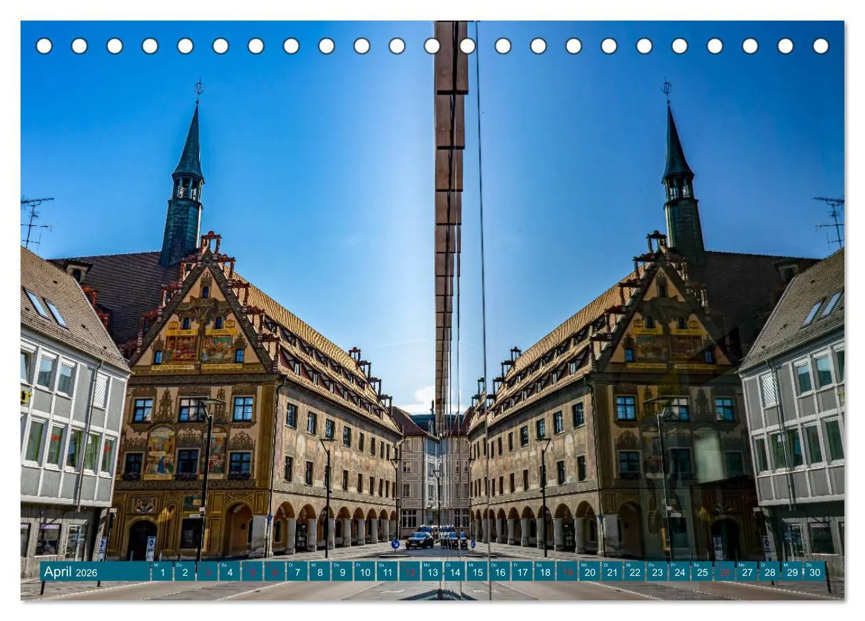 Bild: 9783457782286 | Quer durch Ulm (Tischkalender 2026 DIN A5 quer), CALVENDO...