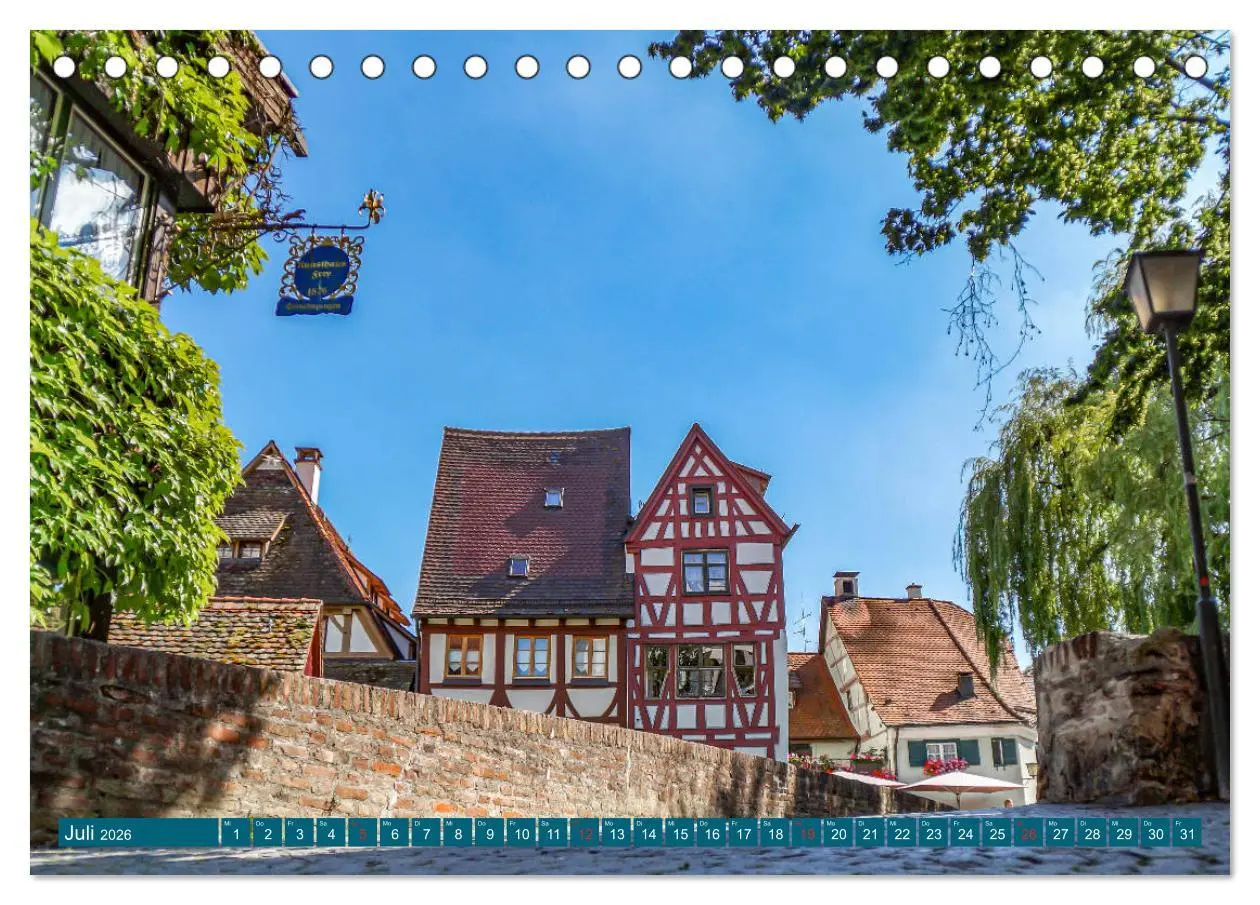 Bild: 9783457782286 | Quer durch Ulm (Tischkalender 2026 DIN A5 quer), CALVENDO...