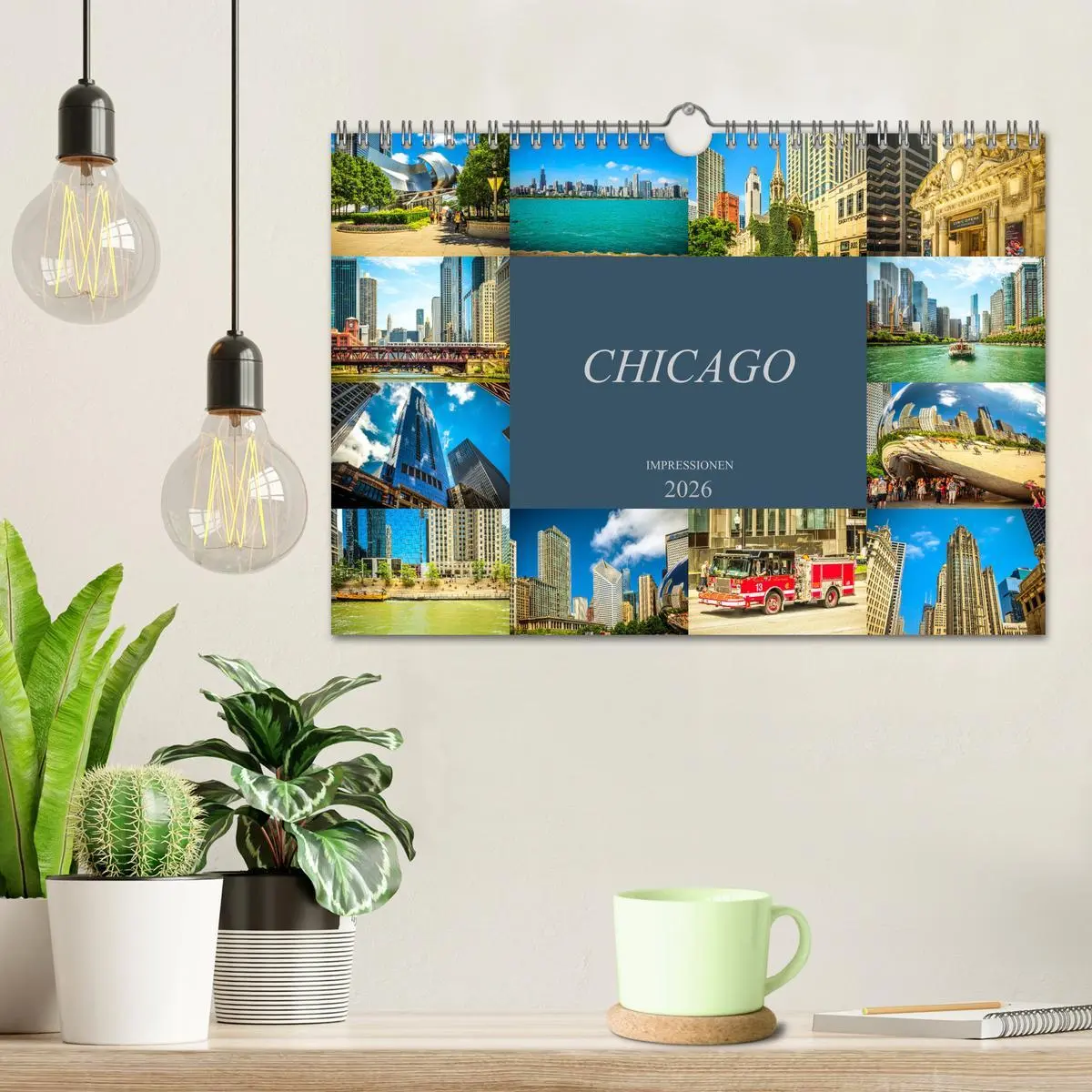Bild: 9783457852286 | Chicago Impressionen (Wandkalender 2026 DIN A4 quer), CALVENDO...