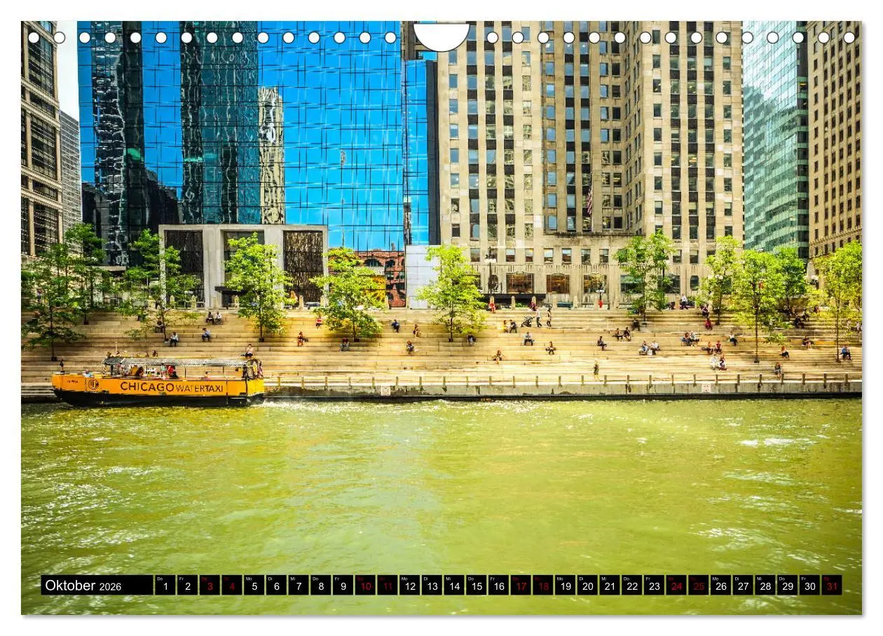 Bild: 9783457852286 | Chicago Impressionen (Wandkalender 2026 DIN A4 quer), CALVENDO...