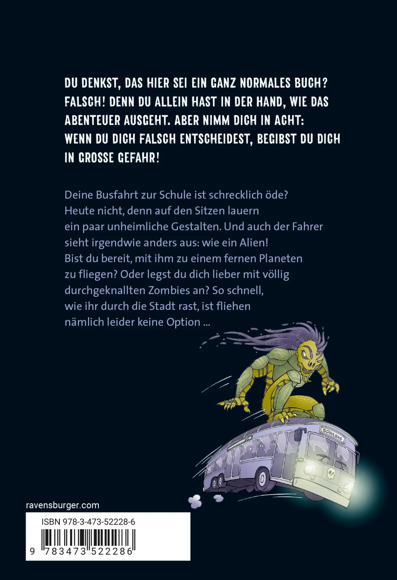 Rückseite: 9783473522286 | Der Schulbus der 1000 Gefahren | Fabian Lenk | Taschenbuch | 128 S.
