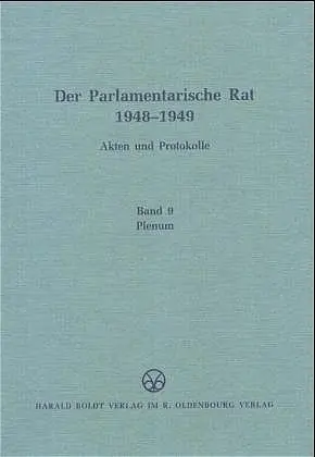 Cover: 9783486562286 | Plenum | Deutscher Bundestag (u. a.) | Buch | 739 S. | Deutsch | 1996