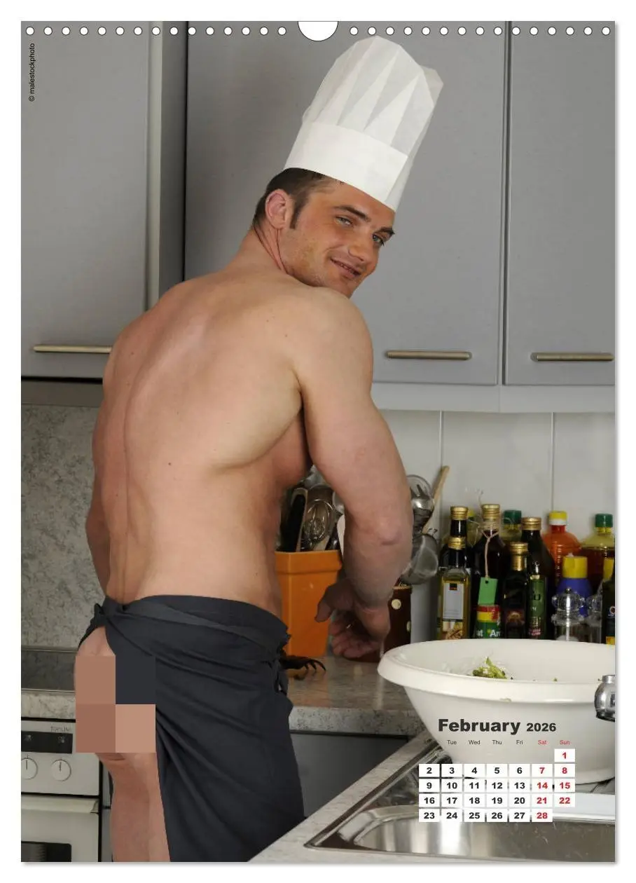Bild: 9783516562286 | Hunks around the House (Wall Calendar 2026 DIN A3 portrait),...