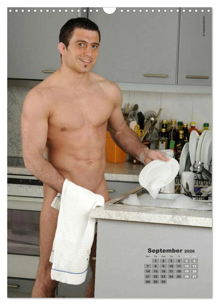 Bild: 9783516562286 | Hunks around the House (Wall Calendar 2026 DIN A3 portrait),...