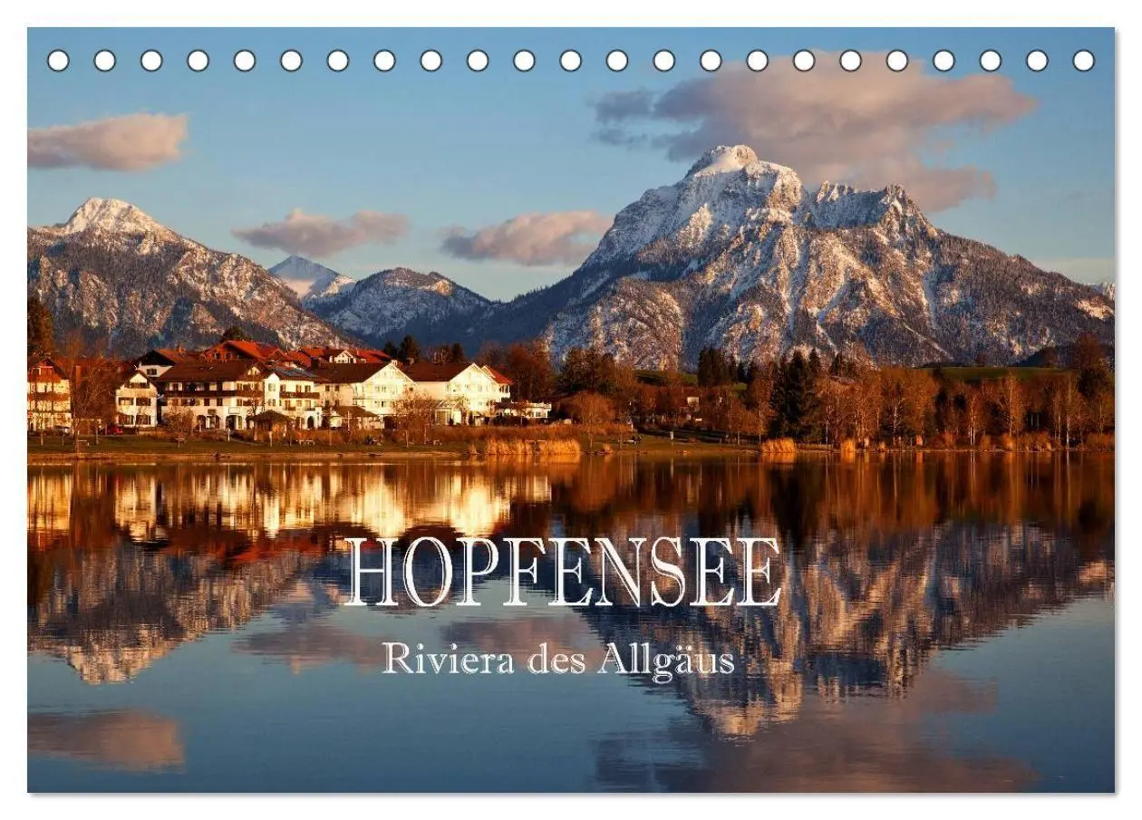 Cover: 9783569892286 | Hopfensee - Riviera des Allgäus (Tischkalender 2027 DIN A5 quer),...