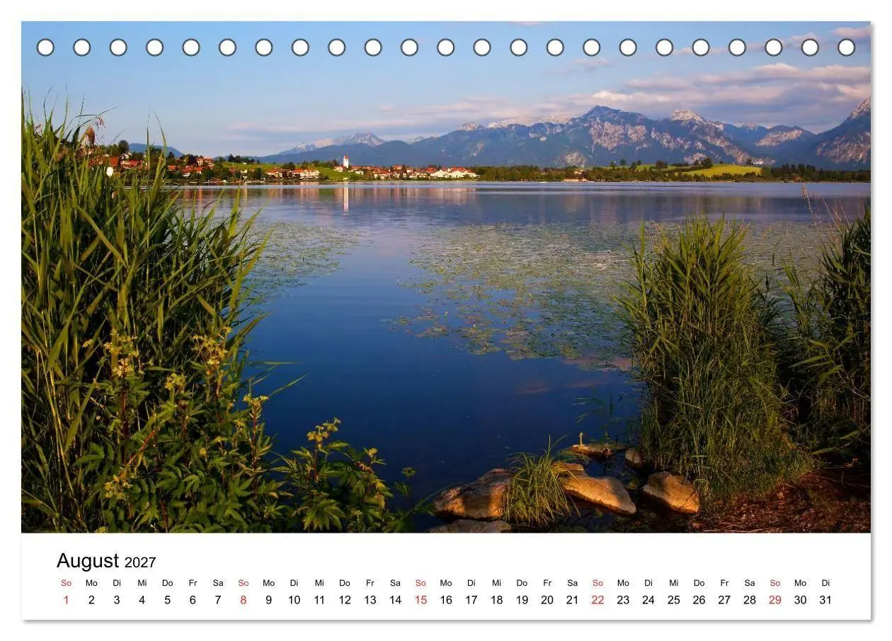 Bild: 9783569892286 | Hopfensee - Riviera des Allgäus (Tischkalender 2027 DIN A5 quer),...