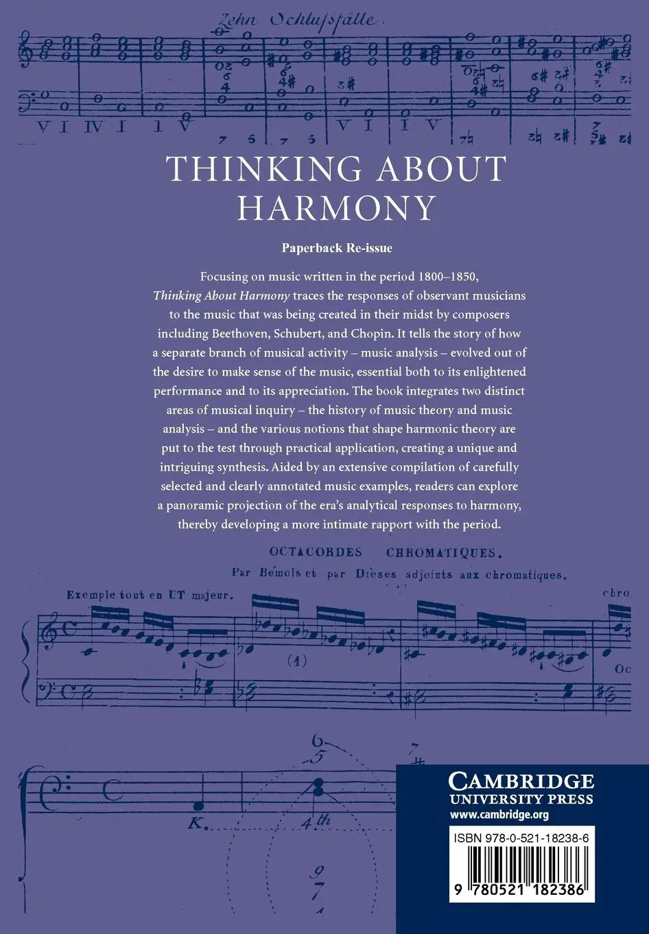 Rückseite: 9780521182386 | Thinking about Harmony | Historical Perspectives on Analysis | Buch