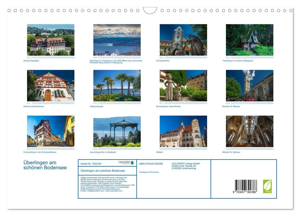 Bild: 9783457392386 | Überlingen am schönen Bodensee (Wandkalender 2026 DIN A3 quer),...