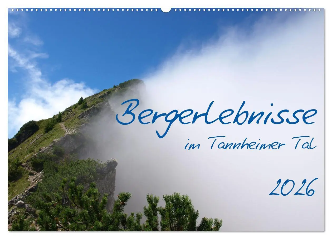 Cover: 9783457602386 | Bergerlebnisse im Tannheimer Tal (Wandkalender 2026 DIN A2 quer),...