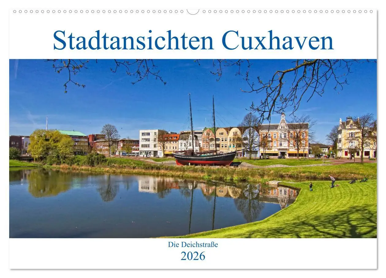 Cover: 9783457772386 | Stadtansichten Cuxhaven (Wandkalender 2026 DIN A2 quer), CALVENDO...