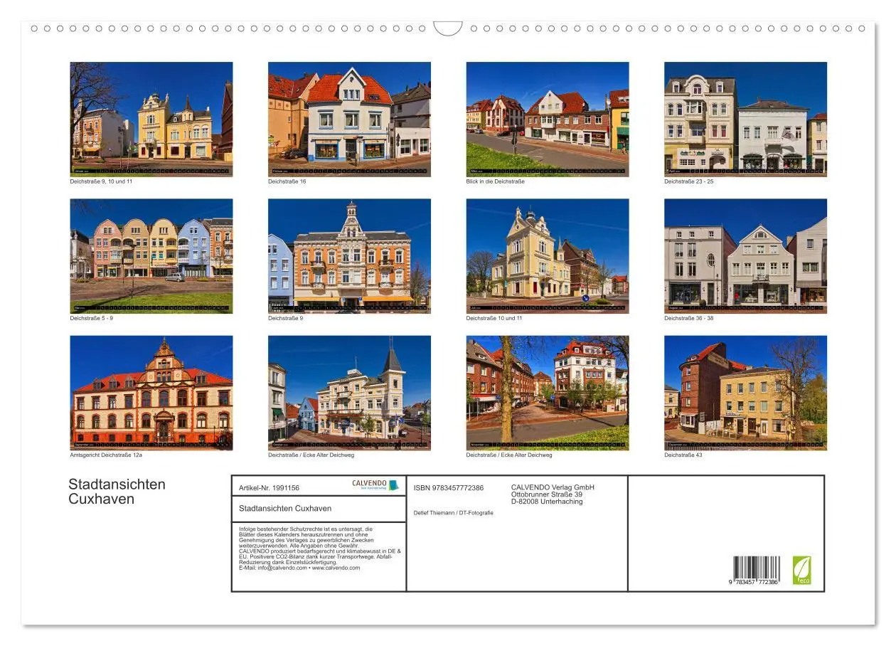 Bild: 9783457772386 | Stadtansichten Cuxhaven (Wandkalender 2026 DIN A2 quer), CALVENDO...
