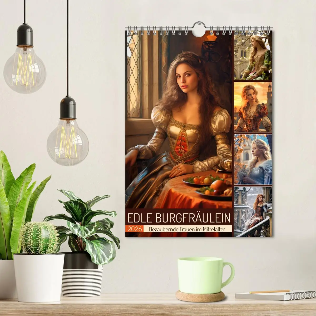 Bild: 9783516312386 | Edle Burgfräulein (Wandkalender 2026 DIN A4 hoch), CALVENDO...