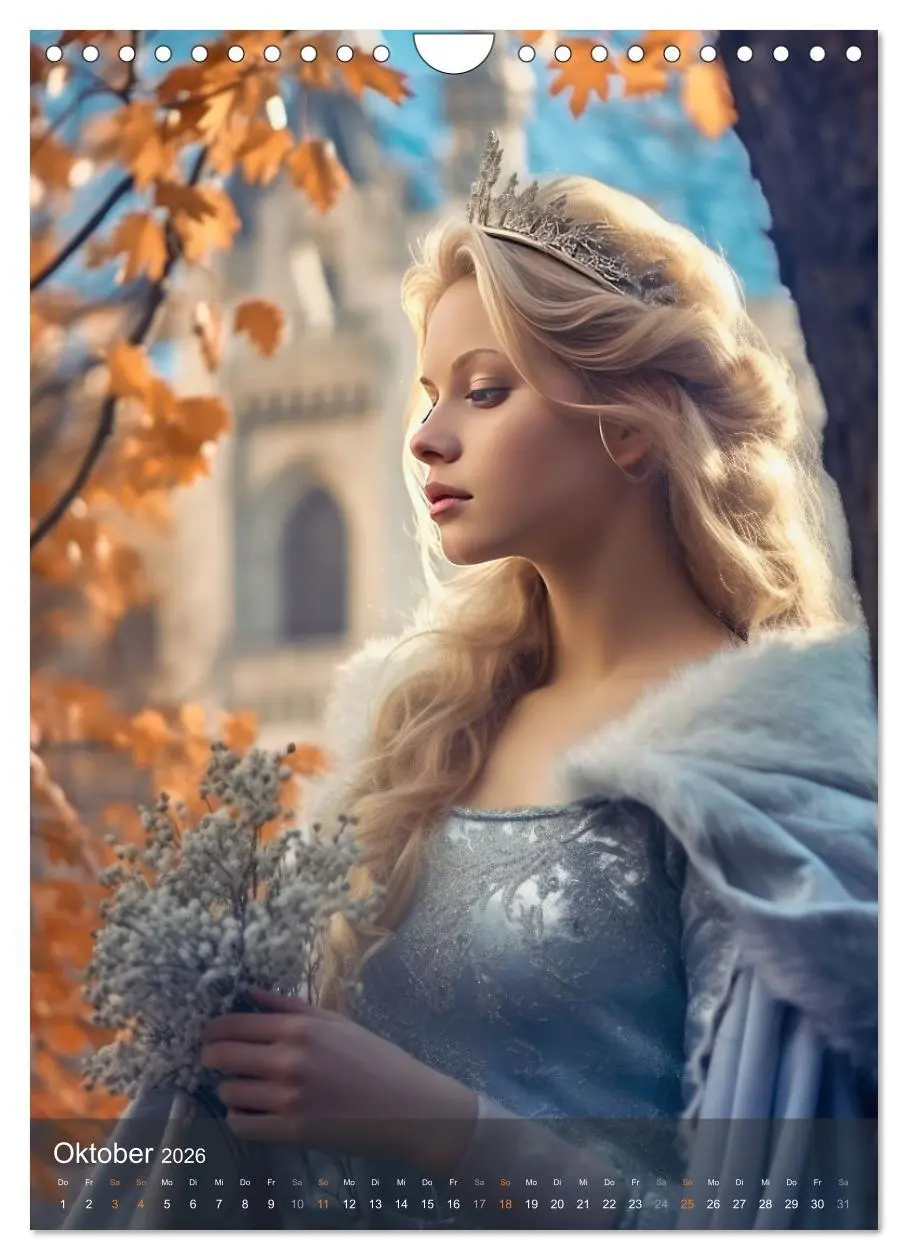Bild: 9783516312386 | Edle Burgfräulein (Wandkalender 2026 DIN A4 hoch), CALVENDO...